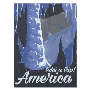 Take a trip See America vintage poster Tablecloth