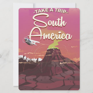 Take a trip South America Invitation