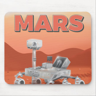 Take a Trip to Mars poster Mouse Mat