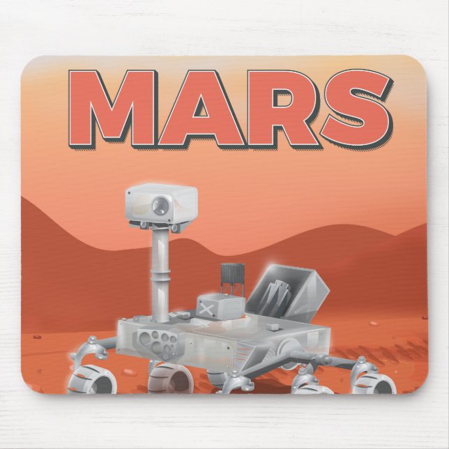 Take a Trip to Mars poster Mouse Mat (Front)