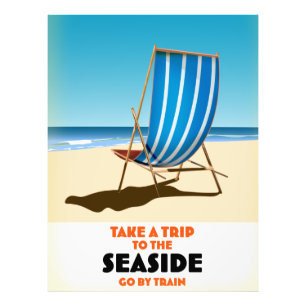 Take a trip to the seaside photo print