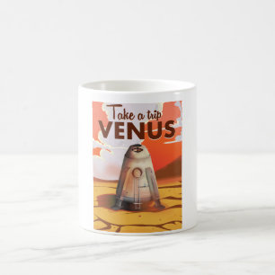 Take a trip to Venus travel poster. Coffee Mug