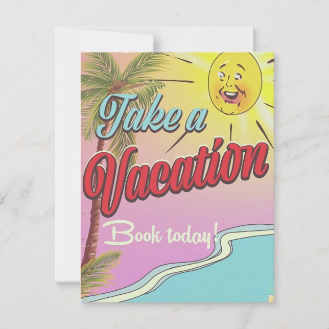 Take a Vacation Book Today! (Front)