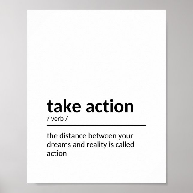 TAKE ACTION NOW POSTER (Front)