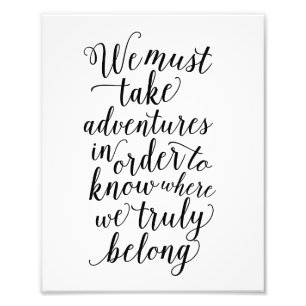Take Adventures   Art Print