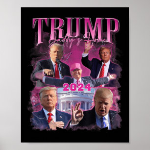 Take America Back, Daddys Home Trump Pink Bootleg Poster