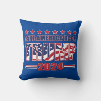 Take America Back Trump 2024 Cushion