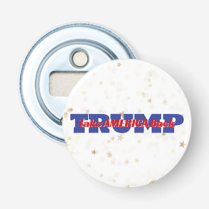 TAKE AMERICA BACK Trump Slogan Bottle Opener