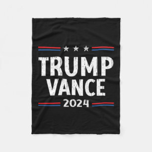 Take America Back Trump Vance 2024 Vice President  Fleece Blanket