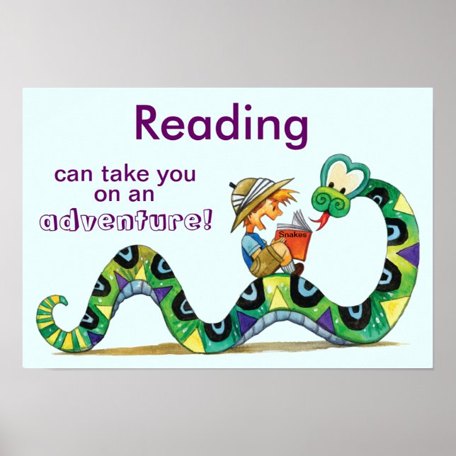 Take an Adventure with Reading Literacy Poster (Front)