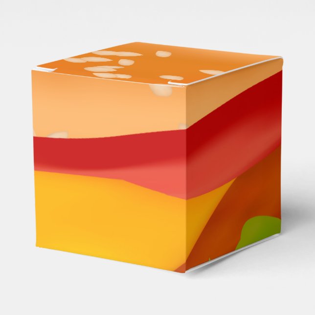 Take-away burger favour box (Front Side)