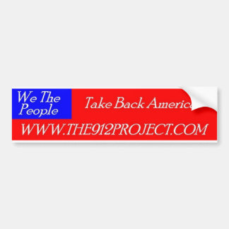 Take Back America Bumper Sticker