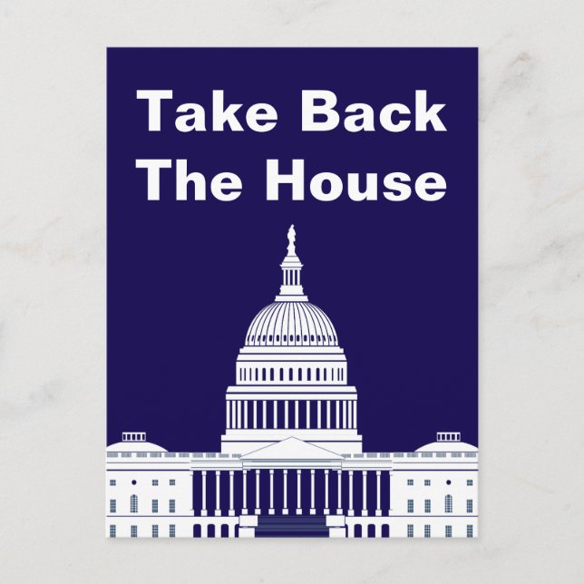 Take Back The House of Representatives Postcard (Front)