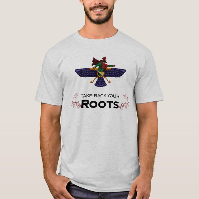 Take Back Your Roots - Persian Warrior's T-shirt (Front)