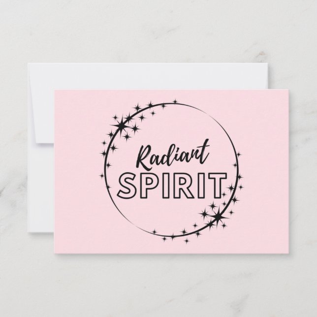 Take Care Cards -  Radiant Spirit - Encouragement (Front)
