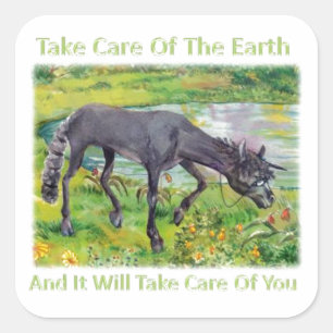 Take Care Of The Earth Iown Sticker
