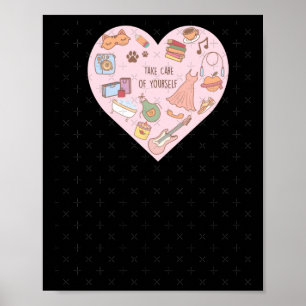 Take Care Of Yourself Mental Health Awareness  Poster
