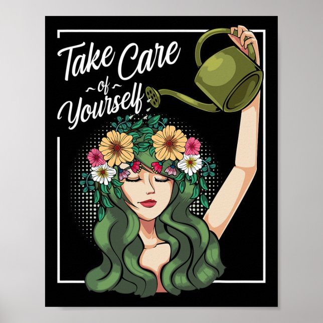 Take Care Of Yourself Self-Love Body Positive Ment Poster (Front)