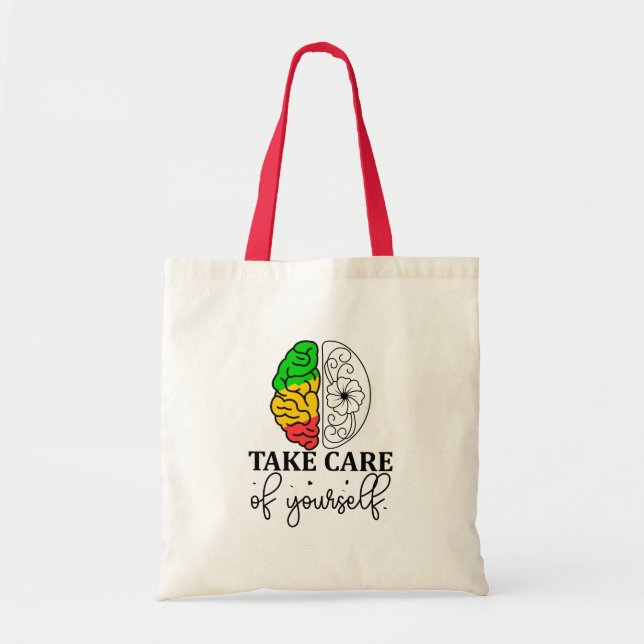 Take care of yourself tote bag (Front)