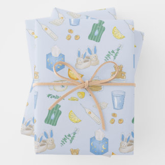 Take Care Sick Day Get Well Soon Self Care  Wrapping Paper Sheet
