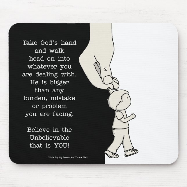 Take God’s Hand Mouse Mat (Front)