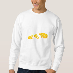 Take It Cheesy - Fun Cheese Print for Cheese Lover Sweatshirt
