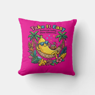 Take It Easy – Chill Banana Vibes Cushion