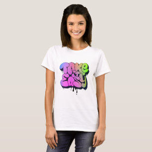 Take It Easy Neon Graffiti Tee Uplift Collection