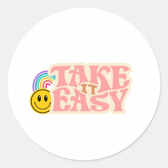 Take It Easy Sticker (Front)