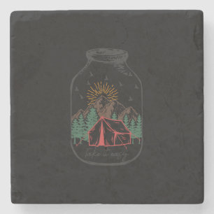 Take It Easy Stone Coaster