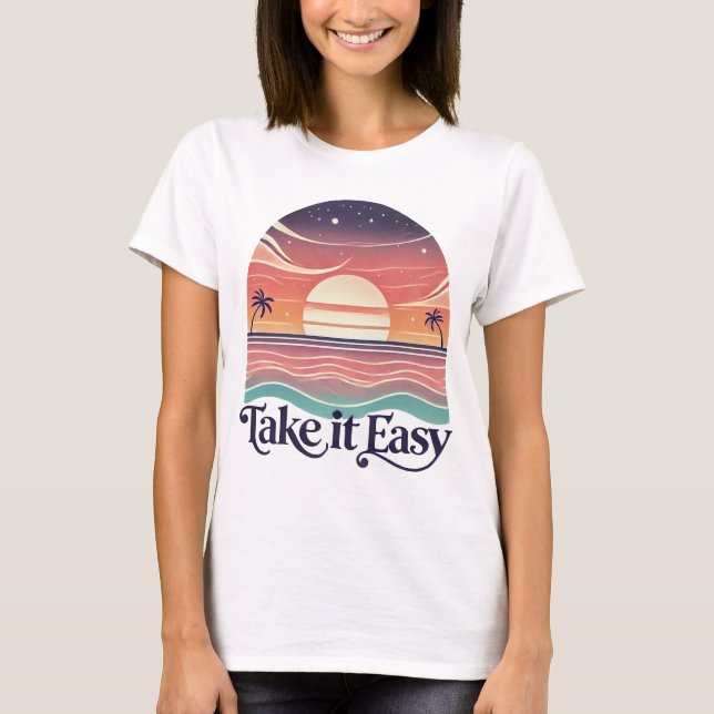 Take It Easy - Women’s Basic T-shirt (Front)