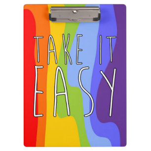 TAKE IT EASY + your background Clipboard