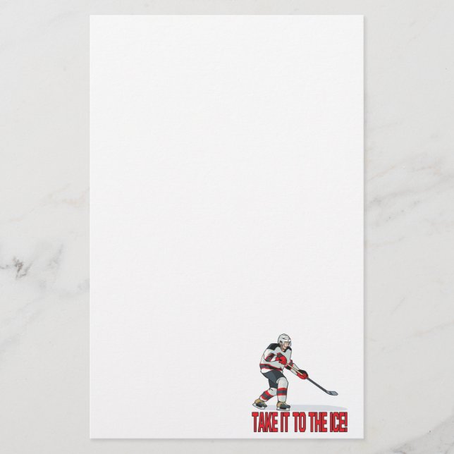 Take It To The Ice Stationery (Front)