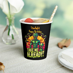 Take Me Already Vivid Cosmic Encounters Start Here Paper Cups