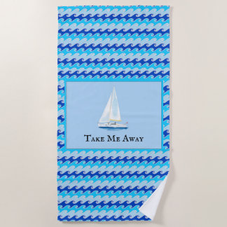 Take Me Away Customisable Beach Towel