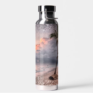 Take Me Away To My Dream Island Sparkle Water Bottle
