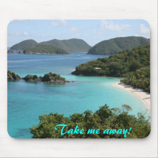 Take me away to Trunk Bay!! Mouse Mat