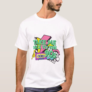Take Me Back 90s Colour Pop Art T-Shirt