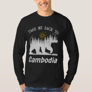 Take Me Back To Cambodia Vintage Cambodia Vacation T-Shirt