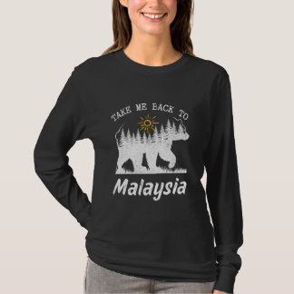 Take Me Back To Malaysia Vintage Malaysia Vacation T-Shirt
