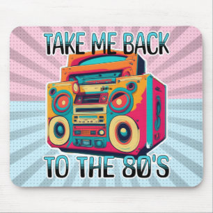 Take Me Back to the Eighties   Retro Vibe Mouse Mat
