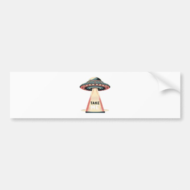take me bumper sticker (Front)