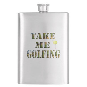 Take Me Golfing, Classic Hip Flask