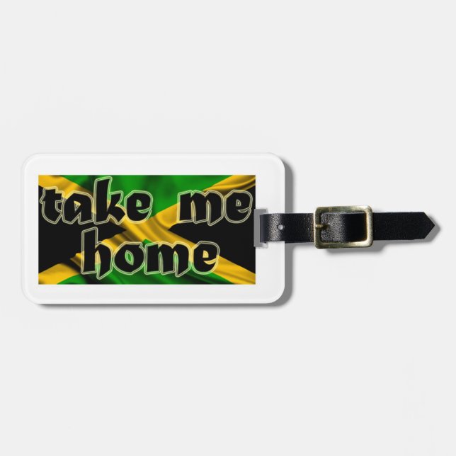 Take Me Home Luggage Tag (Front Horizontal)
