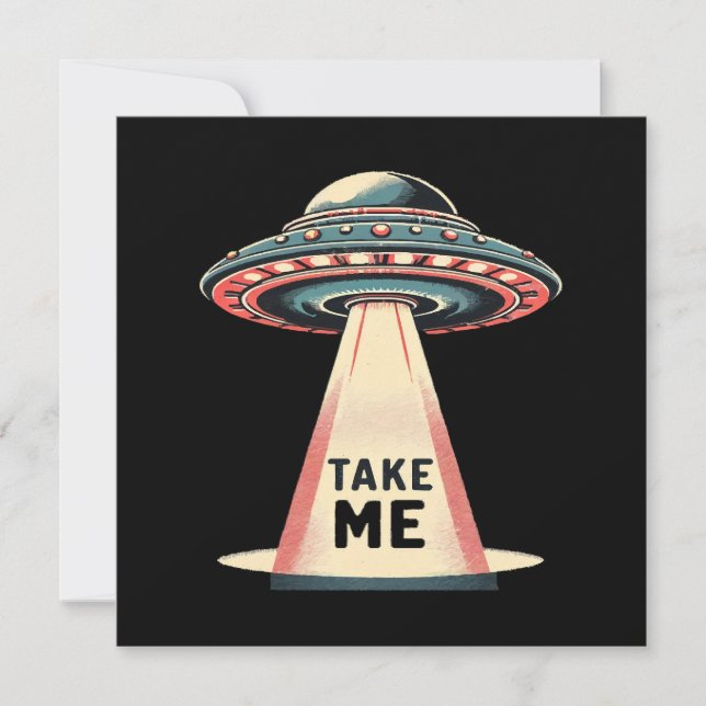 take me invitation (Front)