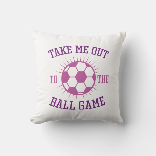 Take Me Out To The Ball Game Cushion (Front)
