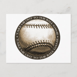 Take Me Out to the Ball Game Postcard