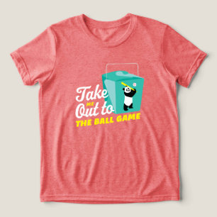 Take Me Out to the Ball Game Take Out Container Tri-Blend Shirt