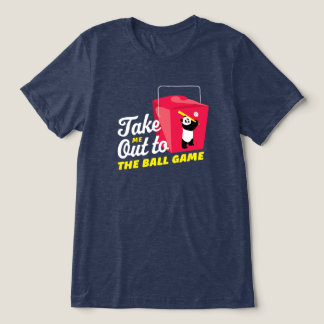 Take Me Out to the Ball Game Take Out Container  Tri-Blend Shirt
