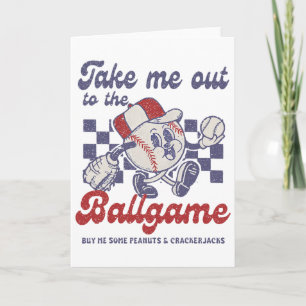 Take Me Out To The Sell Ll Game Softll Vintage _2  Card